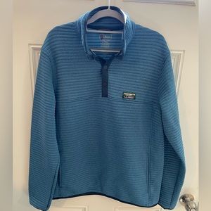 Men’s L Tall LLBean button sweatshirt